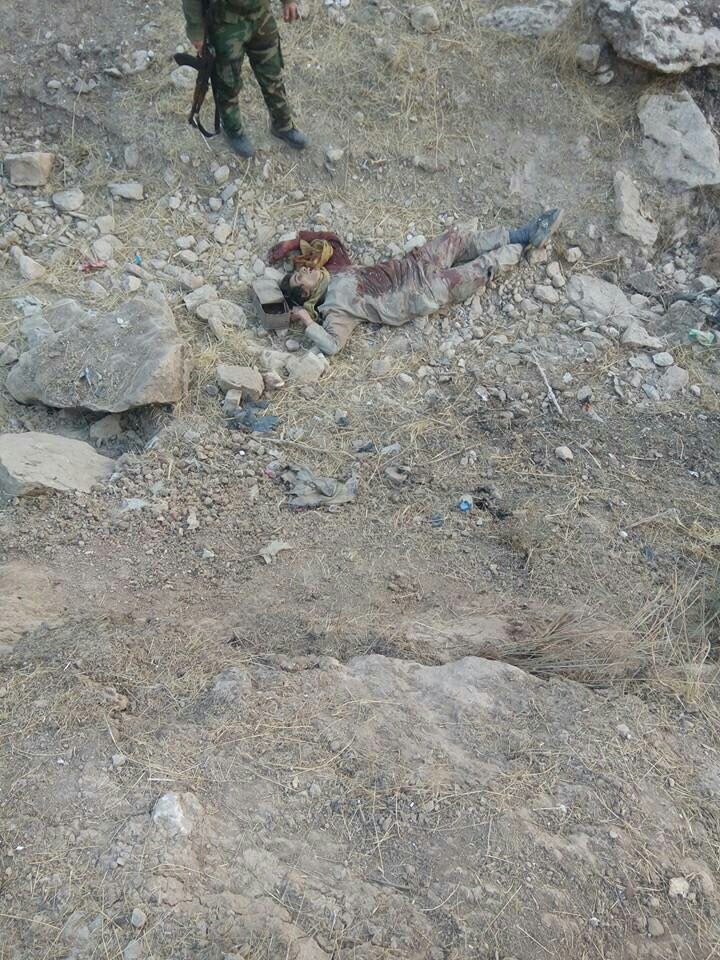 Bi wêne.. Pêşmergeyan 3 çekdarên DAIŞê kuştin